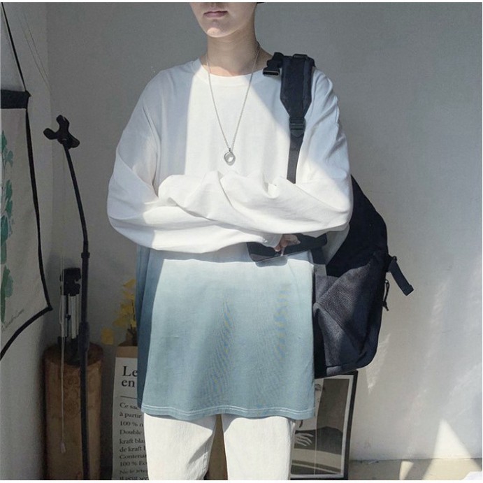 Áo thun dài tay phối màu unisex phong cách uzzang siêu hot | BigBuy360 - bigbuy360.vn