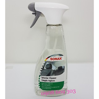 Dung dịch làm sạch nội thất xe sonax interior cleaner limpia tapices 500ml.