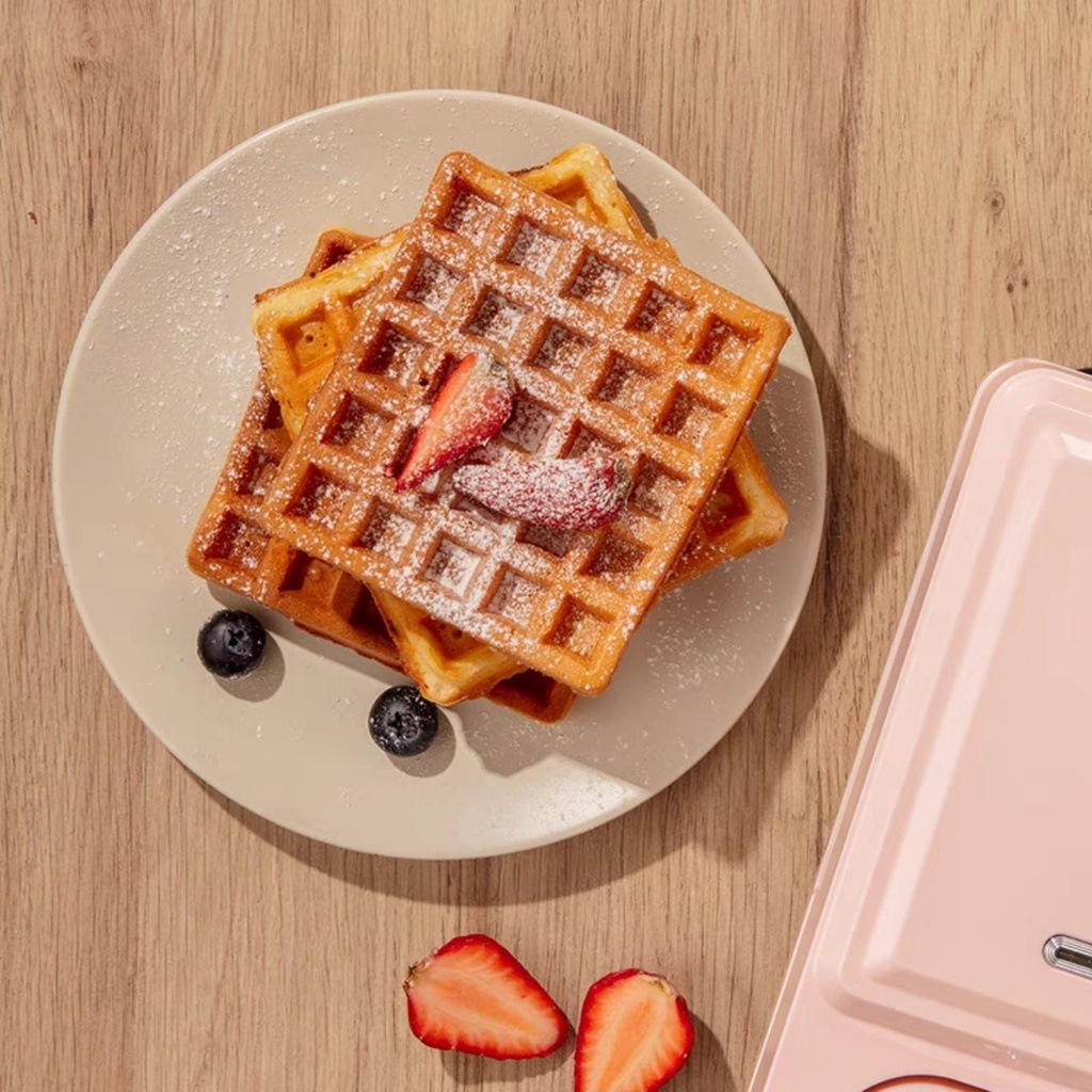 Máy Nướng Bánh Mì Sandwich Yidpu Máy Làm Bánh Waffle Bánh Cá Làm Đồ Ăn Sáng Nướng Thịt 2 Mặt Thiết Kế Chống Bỏng