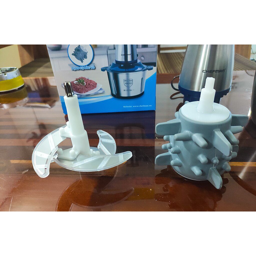 Máy Xay Thịt CHEFMAN CM - 822i - THÊM LƯỠI DAO BÓC HÀNH, TỎI - HÀNG CHÍNH HÃNG - BẢO HÀNH 12 THÁNG