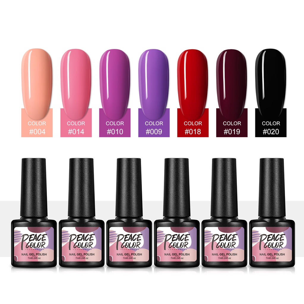 1 Chai Gel Sơn Móng Tay Khô 7ml 40 Màu Tùy Chọn (21-40)