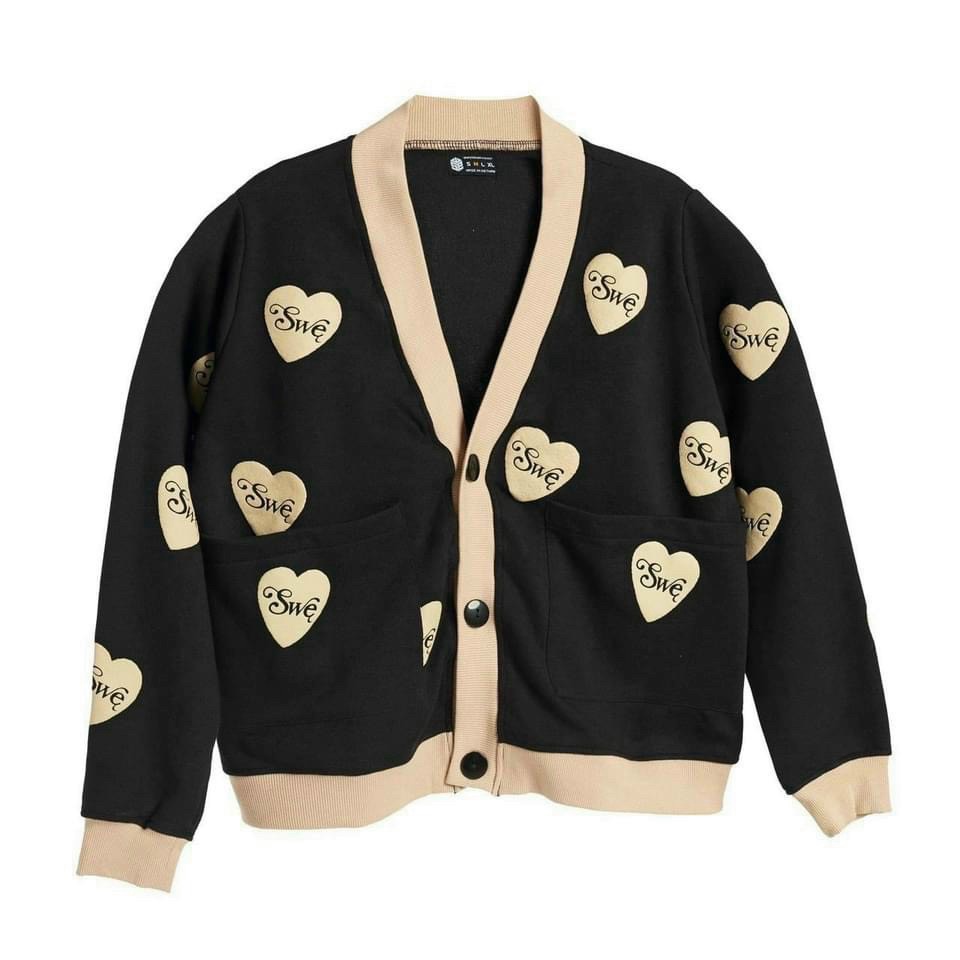 Áo Khoác Nỉ Nữ Cardigan Trái tim Phong Cách hàn XInh Đẹp