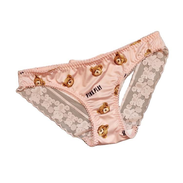 Quần Lót PINK PLAY Lụa Sữa  Thần Sấm Sexy Gợi Cảm Mềm Mịn Thoáng Mát