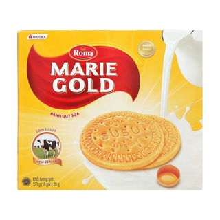 Bánh quy vị sữa Roma Marie Gold hộp 308g