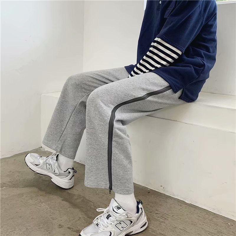 Korean Fashion Sports Long Pants For Men Size M-2Xl