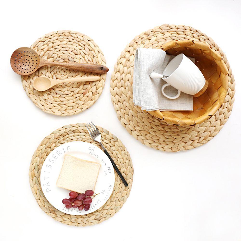 HARRIETT Tấm Lót Bàn Ăn Bằng Vải Dệt Tự Nhiên Chất Lượng Cao