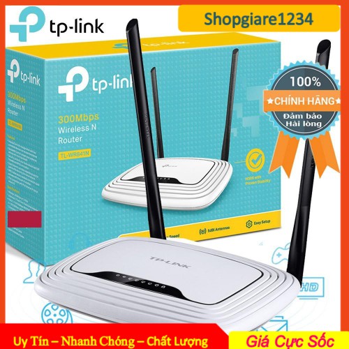 Bộ Phát Wifi TPLINK WR 841N 300Mbps Ver 14.0 - BH Chính Hãng 24 Tháng Tem ANC