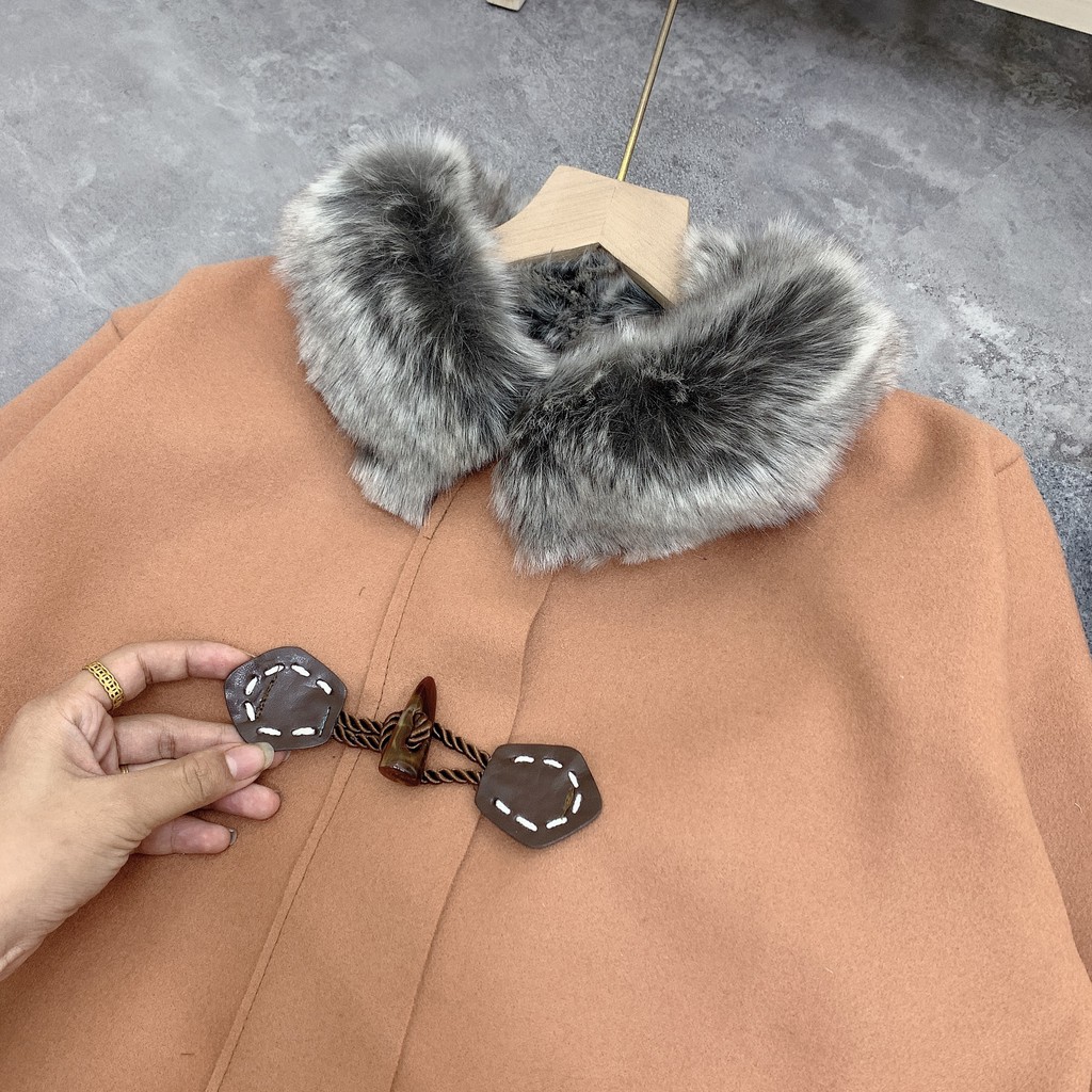 Áo khoác dạ 2 khuy- 2 size S và m- áo khoác mùa lạnh chất dạ dày, đẹp, , ấm, phom dưới 60kg | BigBuy360 - bigbuy360.vn