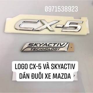 logo CX-5 SKYACTIV dán xe MAZDA CX-5 hàng cao cấp