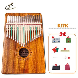[Rẻ Vô Địch] Đàn Kalimba Gecko K17K 17 Phím Gỗ Koa (Cam Kết 100% Chính Hãng Nhập Khẩu Bởi Nắng Khuya Music)