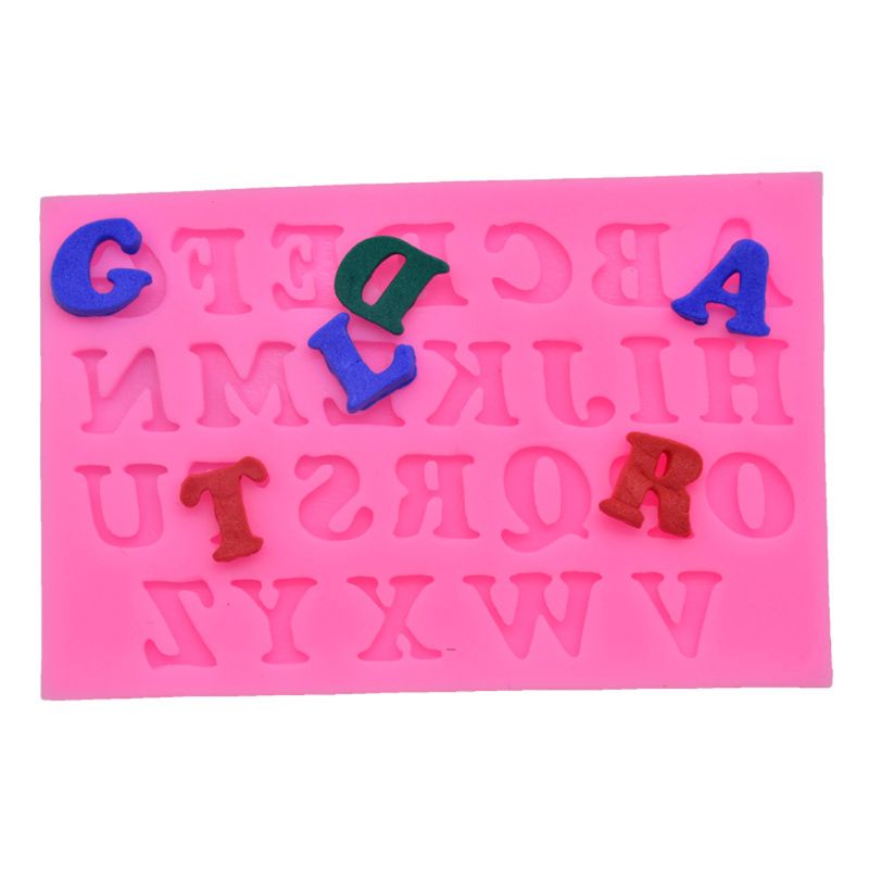 Bộ 3 Khuôn Làm Trang Sức Nhựa Resin Hình Chữ Cái Và Số