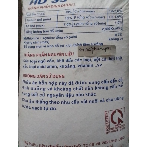 Combo 3kg cám vịt đẻ, ngan, ngỗng, cút đẻ hoặc làm mồi câu cá