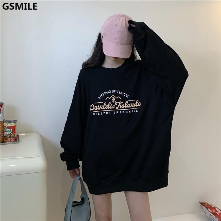 Áo Sweater Chui Đầu Rộng Kiểu Lười Học Sinh | BigBuy360 - bigbuy360.vn