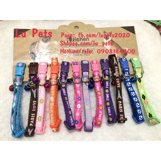 Vòng cổ có chuông cho Chó Mèo | Dây đeo cổ có lục lạc cho Chó mèo
