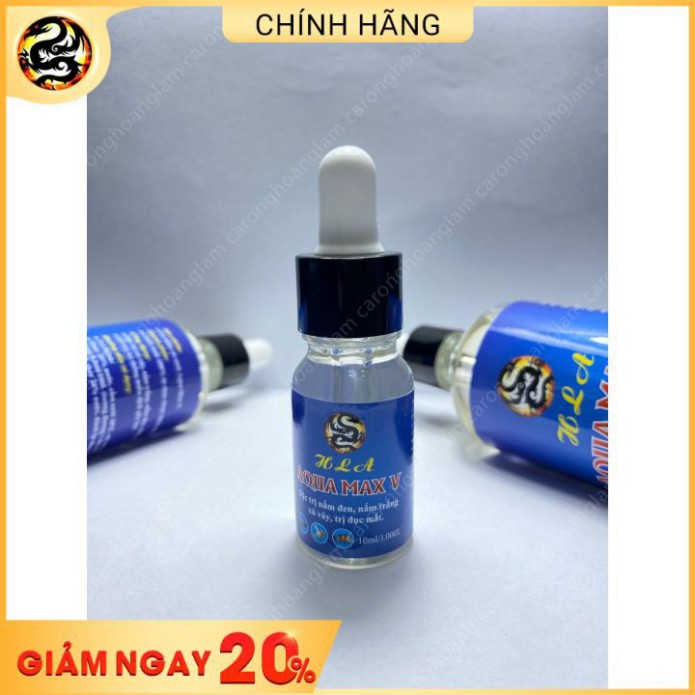 Thuốc Trị Bệnh Cá Cảnh Aqua Max V 10ml Điều Trị Nấm Đen, Nấm Trắng, Xù Vảy, Xuất Huyết Vảy, Đục Mắt