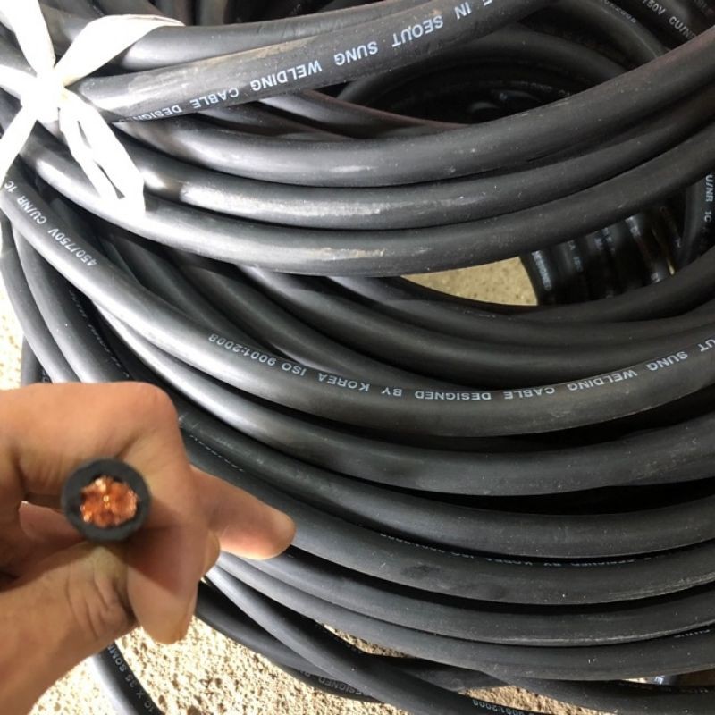 Sản phẩm gia đình làm: 1 mét dây cáp hàn phi 35