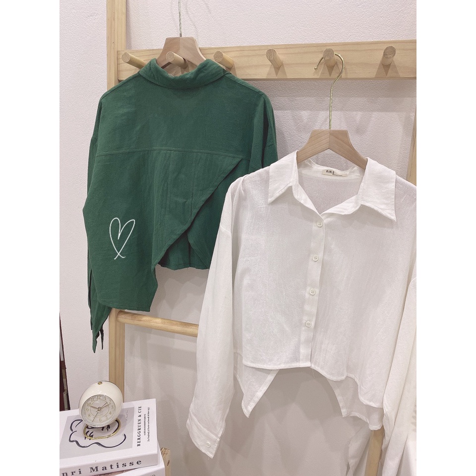 [SMDN] Sơmi Dáng Crop Xẻ Lưng Phong Cách Cá Tính, Sơmi Dài Tay Cách ĐIệu Xẻ Sau 29August | BigBuy360 - bigbuy360.vn