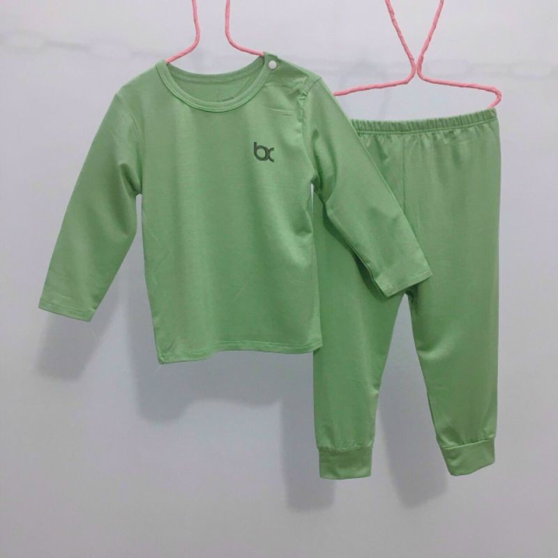 Bộ dài Thu - Đông hãng BÉ XÍU, thun lạnh xuất hàn loại 1 (có nút cài vai)
