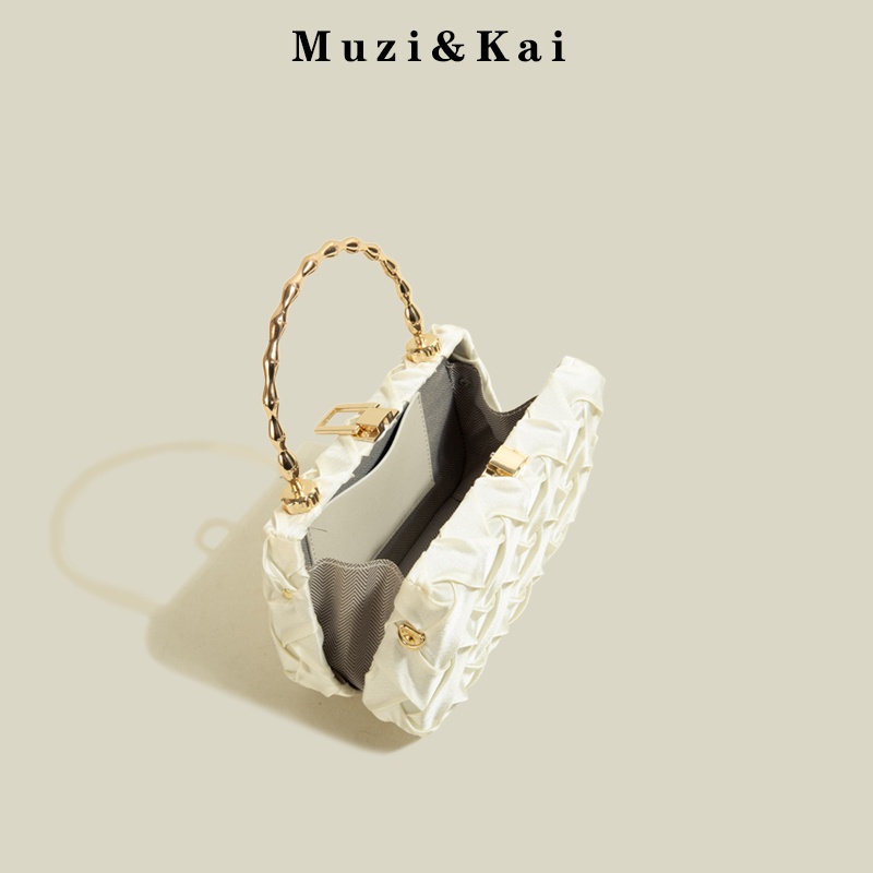 🌸Hàng Order🌸 Túi Xách Muzi&kai Chính Hãng Da Đan Chéo Quai Sách Kèm Dây Xích Đeo Sang Chảnh Nữ Tính 🌸 Quảng Châu