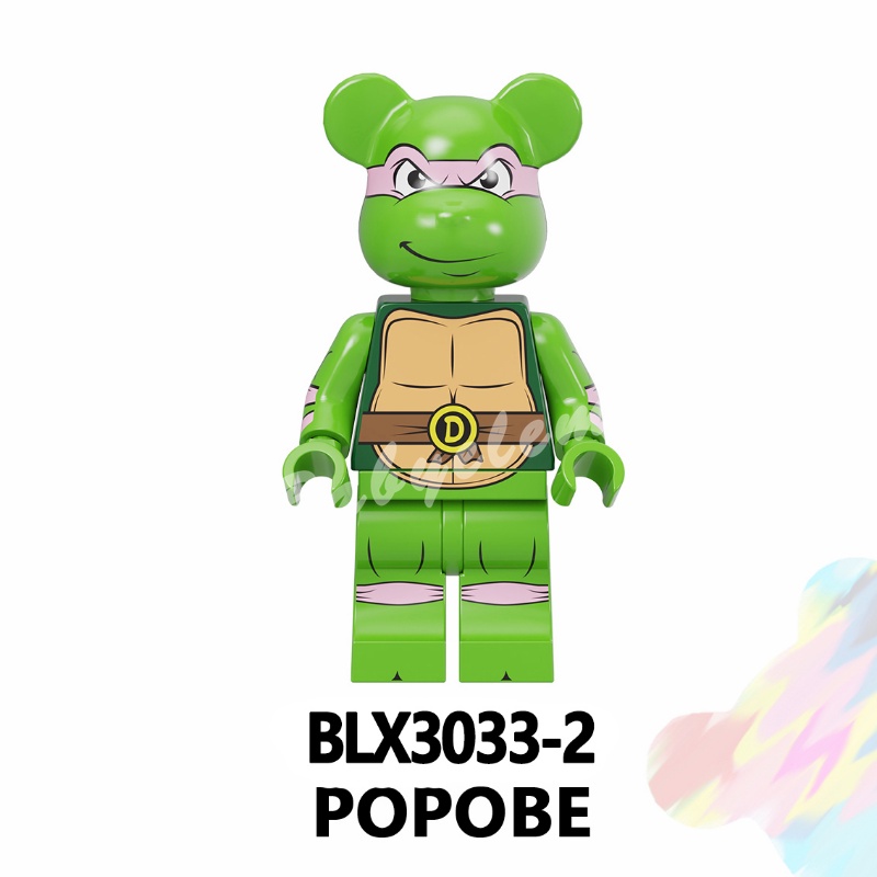 Mô Hình Đồ Chơi Lắp Ráp Gấu / Hề / Người Nhện 8 Kiểu Mini BLX3033