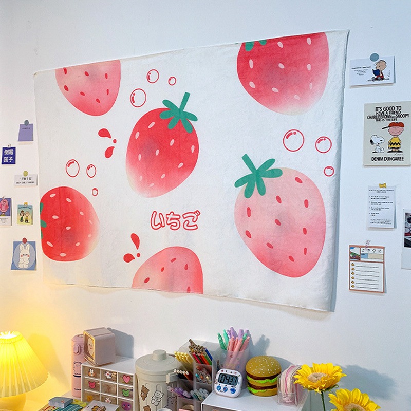 Thảm treo tường trang trí họa tiết xinh xắn 100x80cm | BigBuy360 - bigbuy360.vn