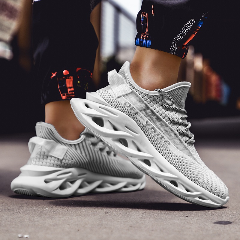 Giày thể thao dạ quang thời trang năng động size 39-46 dành cho nam