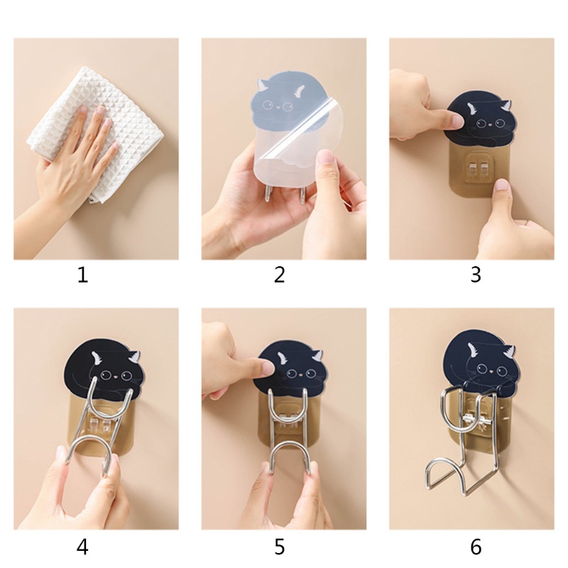 Giỏ Đựng Đồ Dùng Hình Mèo Chống Thấm Nước Tiện Dụng Cho Nhà Bếp / Nhà Tắm