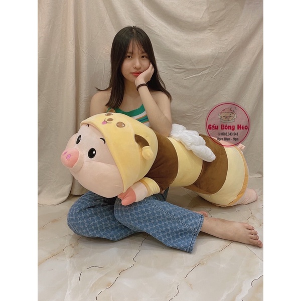 Gấu ôm heo bông cosplay ong 1M2 hàng cao cấp ♥️♥️