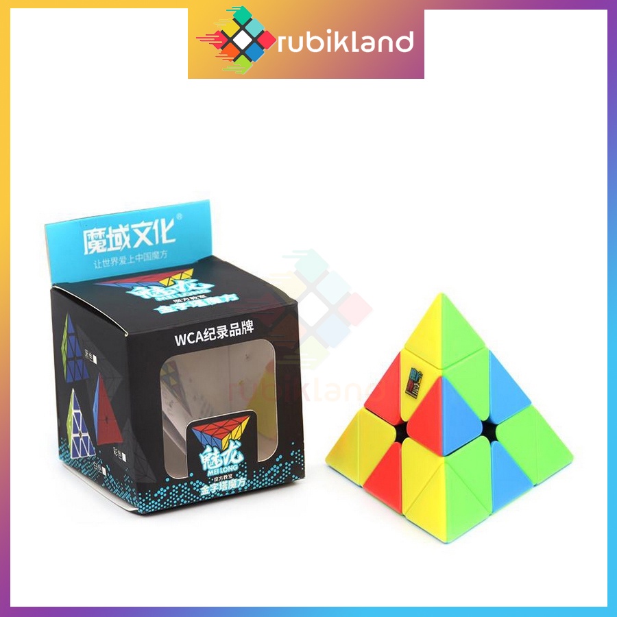 Rubik Pyraminx MoYu MeiLong Stickerless Rubic Kim Tự Tháp Tam Giác Đồ Chơi Trí Tuệ Trẻ Em