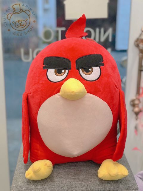 [Bán Chạy] Gấu bông Angry bird 2019 lông nhung mịn