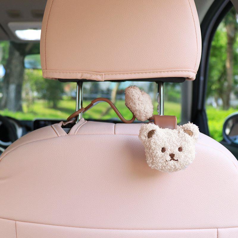 Móc Treo Đồ Đa Năng Hình Gấu Bông Dễ Thương Gắn Sau Ghế Xe Hơi