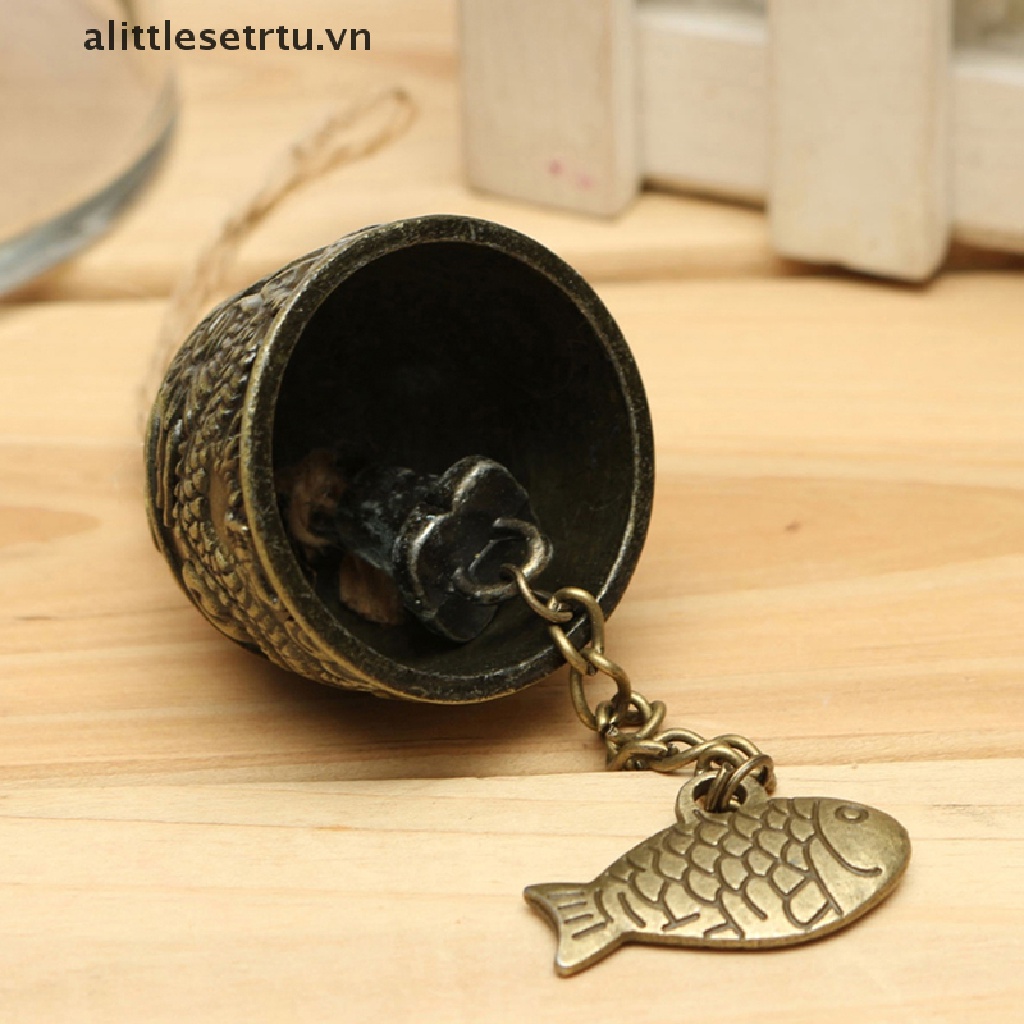 Chuông Gió Bằng Đồng Khắc Họa Tiết Treo Trang Trí Nhà Cửa / Sân Vườn