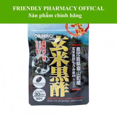 Viên uống giấm gạo Orihiro Kozu 60 viên – Hỗ trợ giảm cân, giảm cholesterol, thanh lọc cơ thể