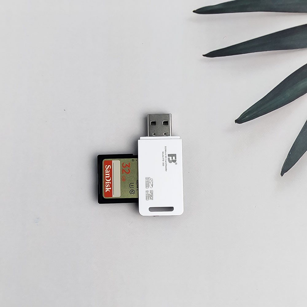 Đầu đọc thẻ nhớ SD và micro SD cổng USB 2.0 với tốc độ 18mb/s giá tốt cam kết chỉnh hãng bảo hành 1 đổi 1