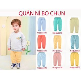 Quần nỉ [06] gấu chun trơn màu, họa tiết các loại chính hãng MilkMile MM2