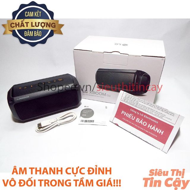 Loa bluetooth LG PK3 âm bass cực chất nghe bao phê | Loa di động LG XBoom Go chính hãng
