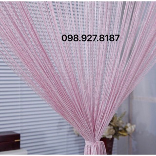 Rèm Sợi Kim Tuyến MÀU HỒNG PHẤN