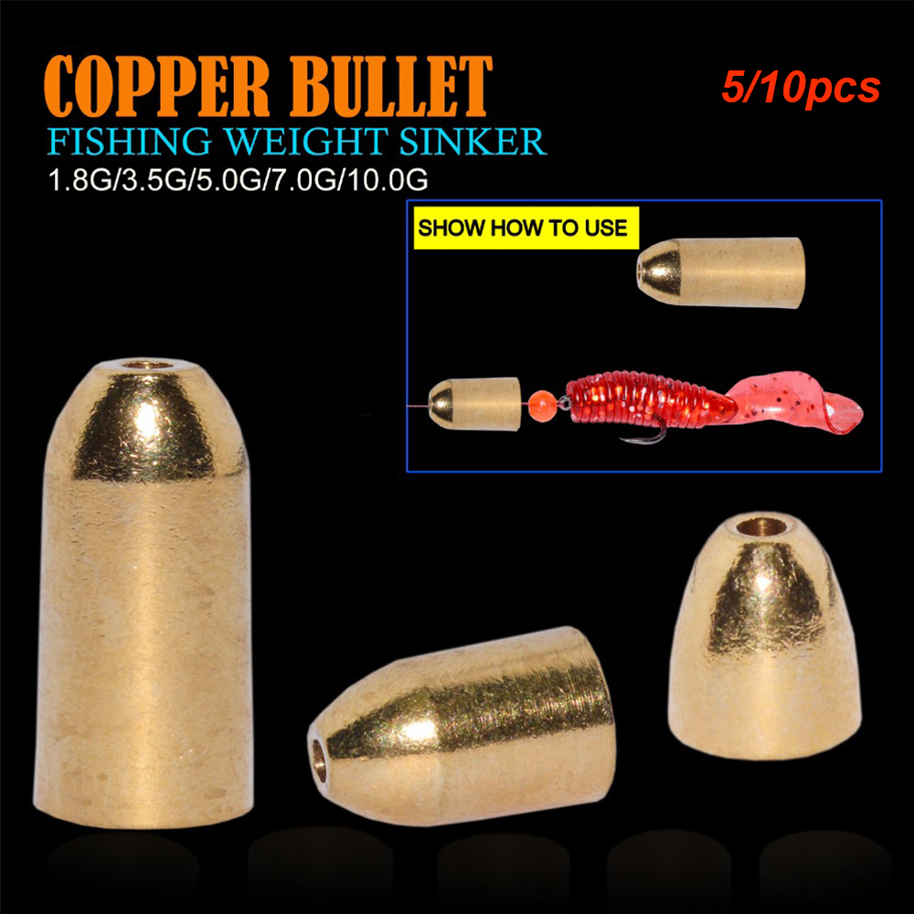 5/ 10 chì câu cá bằng đồng chất lượng cao