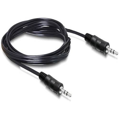 Cáp chuyển - Jack chuyển từ điện thoại ra loa - audio 2 đầu 3.5 mm ( Cáp dài 1,5m - giao màu ngẫu nhiên ).