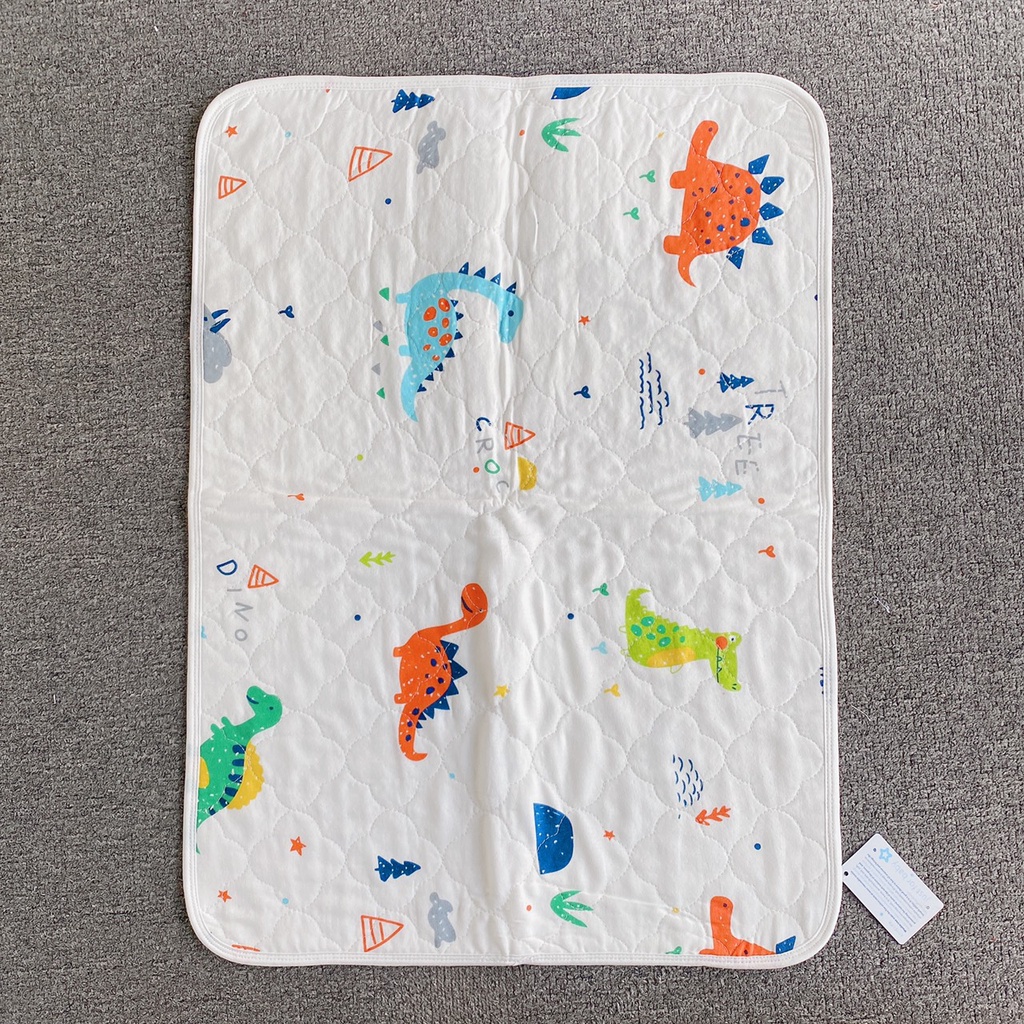 Lót Chống Thấm Muslin Tree 5 Lớp 50x70cm Siêu Mềm Mại Cho Bé | Minizon Kids