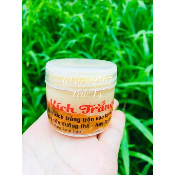 Kem kích trắng phô mai sữa mix serum kích trắng mạnh hộp 40ml