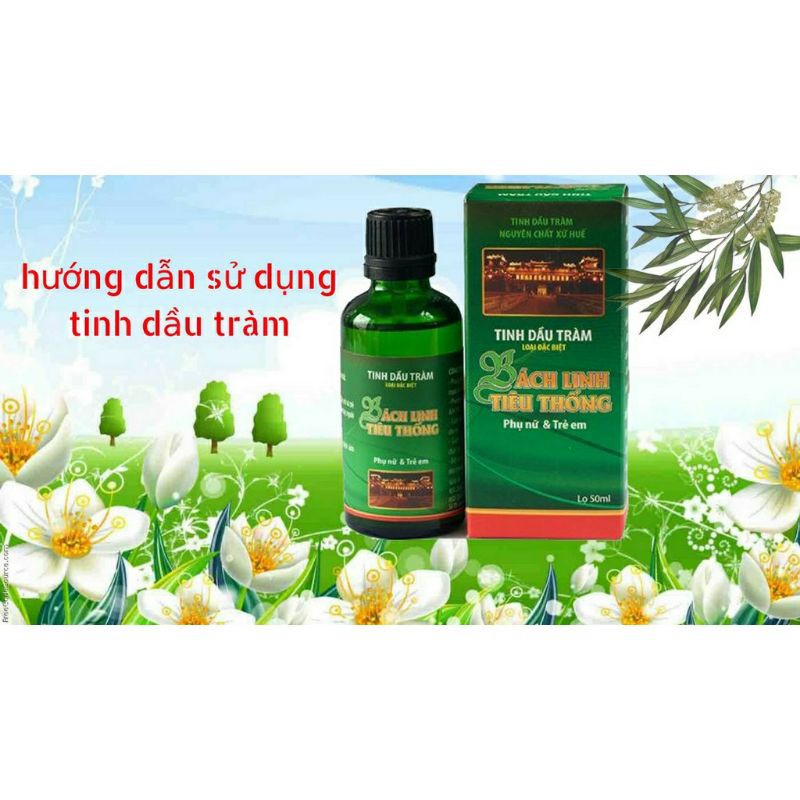 Tinh dầu tràm Bách Linh Tiêu Thông ⚡ CAM KẾT CHÍNH HÃNG ⚡Giúp giữ ấm cơ thể, giảm ngạt mũi, ho và cảm lạnh