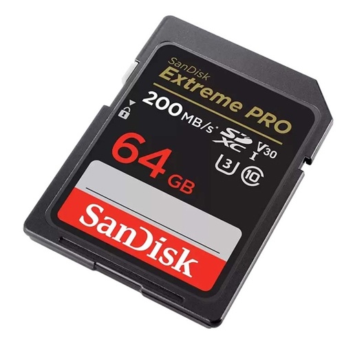 Thẻ nhớ SDXC SanDisk Extreme PRO 64GB/128GB/256GB UHS-I U3 4K V30 200MB/s - Chính Hãng SanDisk