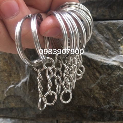 Khoen Dẹp Xích Móc Tròn Loại Tốt Size 3cm