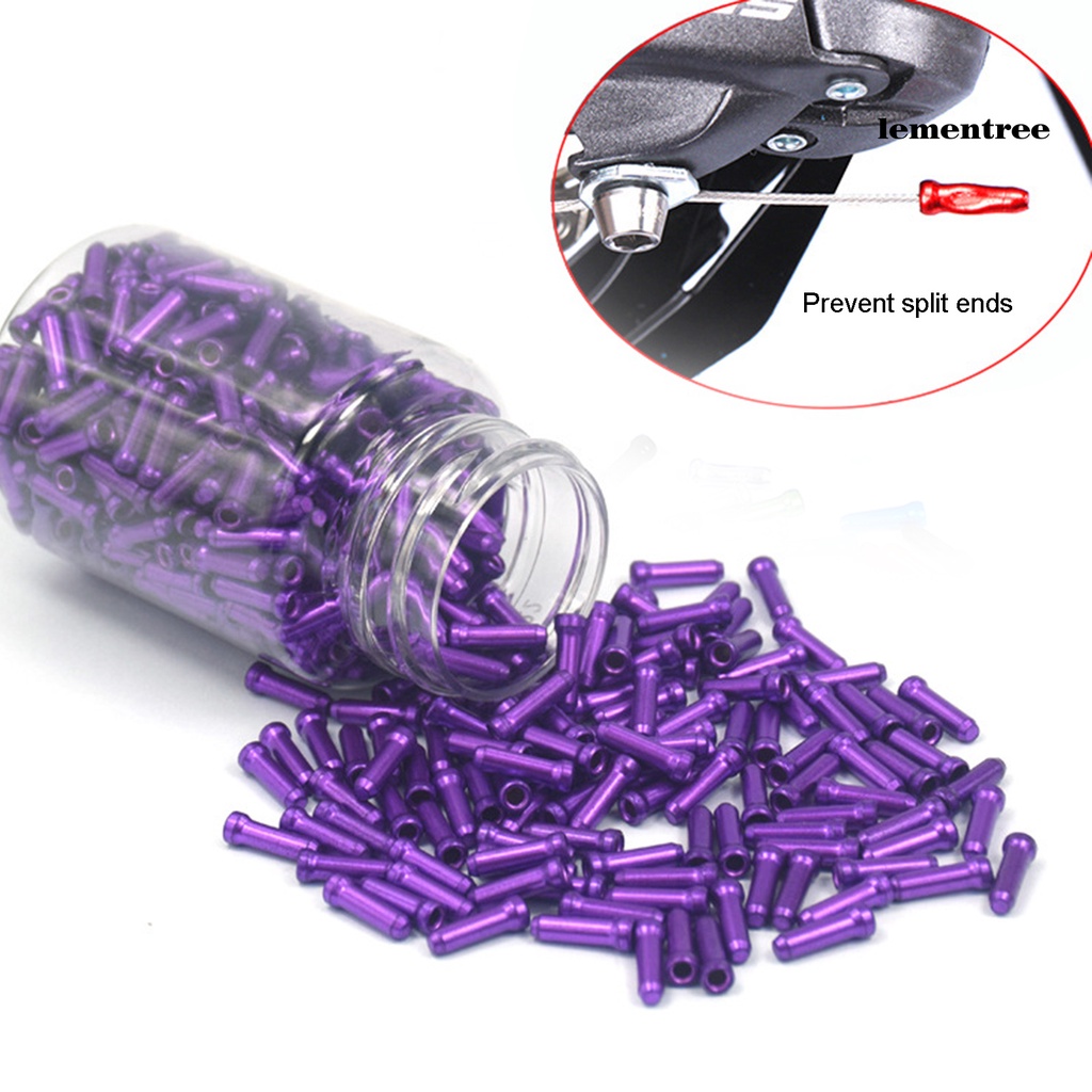 Bộ 200 Nắp Đậy Dây Cáp Xe Đạp Bằng Hợp Kim Nhôm Nhiều Màu Chống Mòn