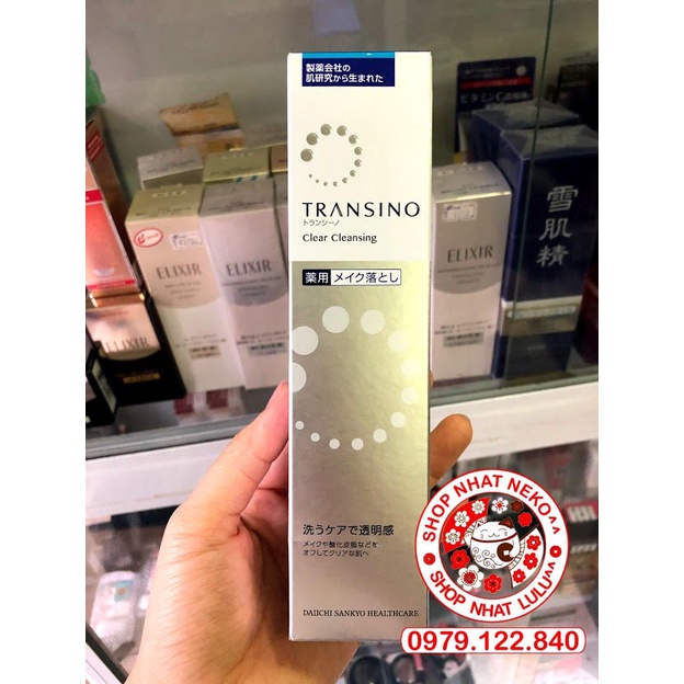 Tẩy trang Transino Clear Cleansing 120g Nhật Bản