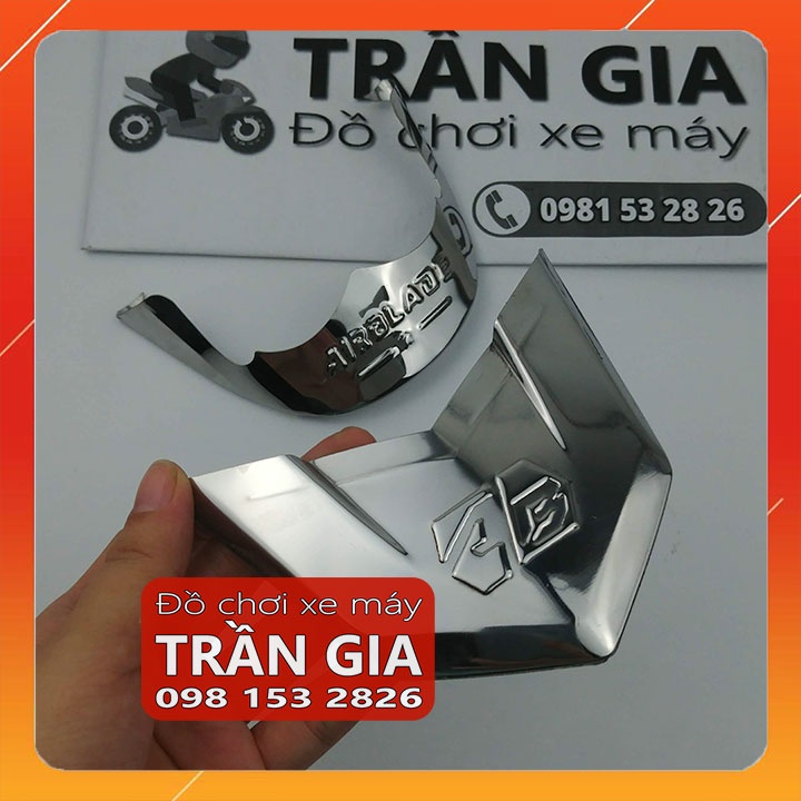Chỉ mũi dè trước sau xe AB airblade 125 150 năm 2020-2021-2022 inox titan 7 màu ốp mỏ dè air blade - phụ kiện trang trí