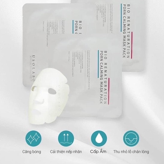 Mặt nạ phục hồi da Bio Renaturation PDRN Calming Mask Pack ( Giá lẻ) - S3eautycare