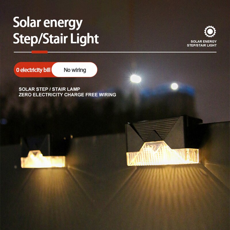 Mới Đèn LED Năng Lượng Mặt Trời Chống Thấm Nước Chiếu Sáng Lối Đi Sân Vườn