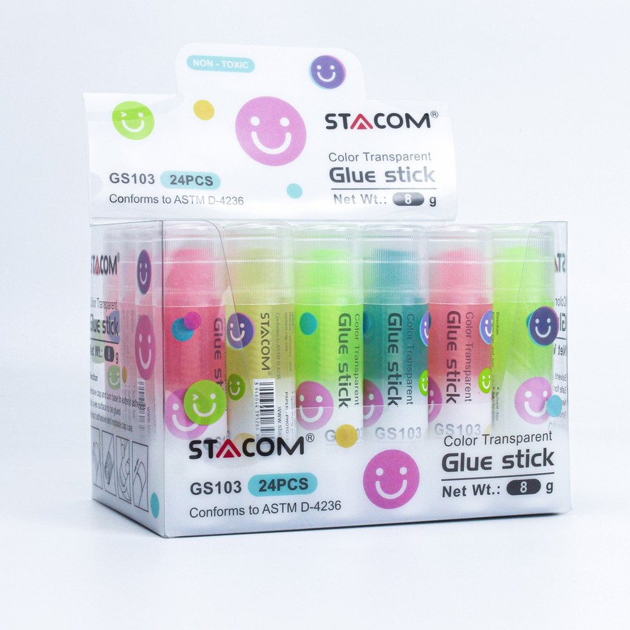Hồ dán khô trong suốt STACOM - GS103